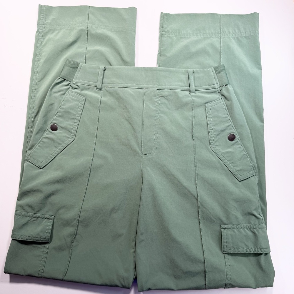 Athleta Women's Dry Fit Trouser 6 Green Pockets Athleisure